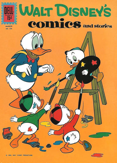 Cover for Walt Disney's Comics and Stories (Dell, 1940 series) #v22#6 (258)