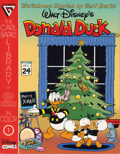Cover for The Carl Barks Library of 1940's Donald Duck Christmas Giveaways in Color (Gladstone, 1992 series) #1