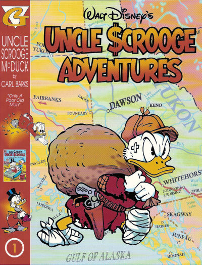Cover for Walt Disney's Uncle Scrooge Adventures in Color (Gladstone, 1996 series) #1
