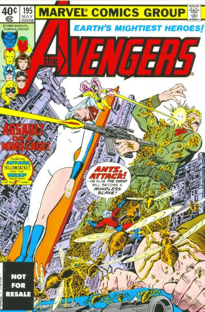 Cover for Avengers No. 195 [Marvel Legends Reprint] (Marvel, 2006 series) 