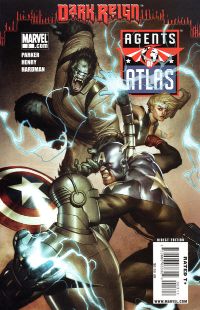 Cover for Agents of Atlas (Marvel, 2009 series) #3