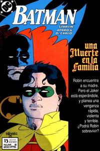 Cover for Batman [Batman Una muerte en la Familia] (Zinco, 1989 series) #2