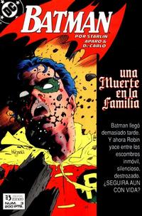 Cover for Batman [Batman Una muerte en la Familia] (Zinco, 1989 series) #3