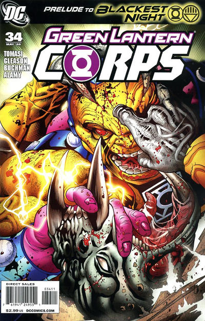 Cover for Green Lantern Corps (DC, 2006 series) #34