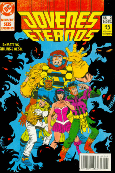 Cover for Jóvenes Eternos (Zinco, 1990 series) #2