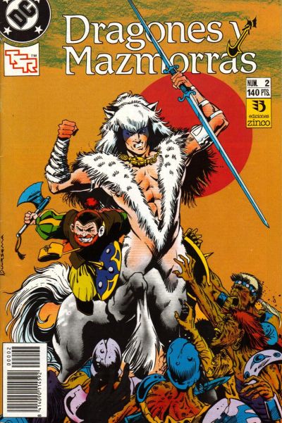 Cover for Dragones y Mazmorras (Zinco, 1990 series) #2