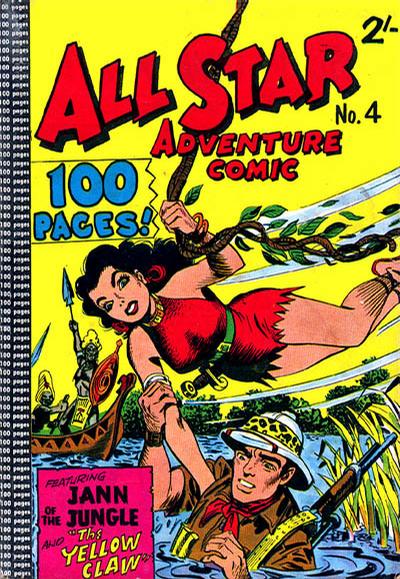 Cover for All Star Adventure Comic (K. G. Murray, 1959 series) #4