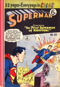 Cover Thumbnail for Superman (K. G. Murray, 1950 series) #85