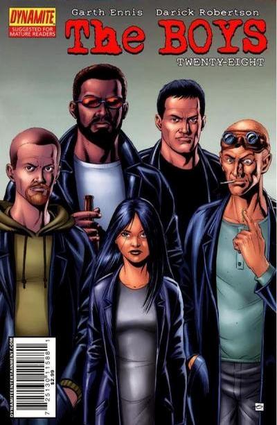 Cover for The Boys (Dynamite Entertainment, 2007 series) #28 [Cover B]