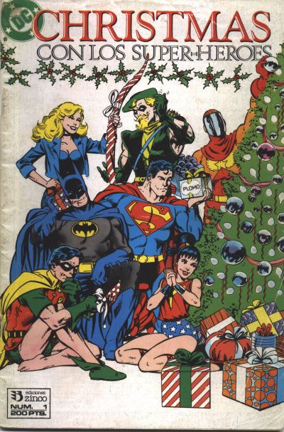 Cover for Christmas con los superhéroes (Zinco, 1989 series) #1