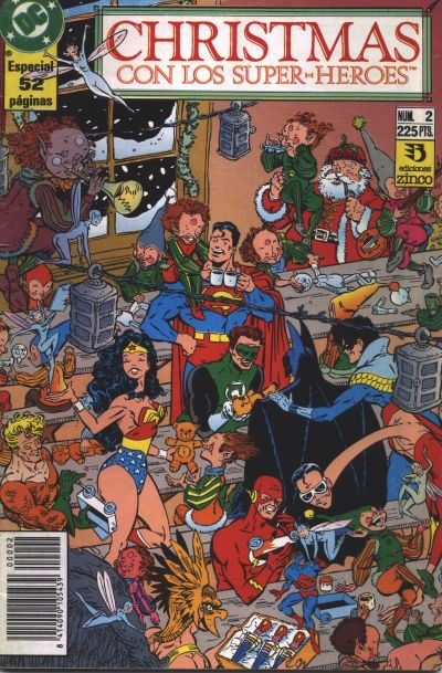Cover for Christmas con los superhéroes (Zinco, 1989 series) #2