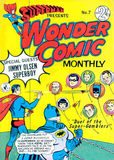 Cover for Superman Presents Wonder Comic Monthly (K. G. Murray, 1965 ? series) #7