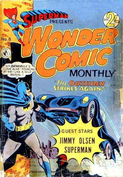 Cover for Superman Presents Wonder Comic Monthly (K. G. Murray, 1965 ? series) #8