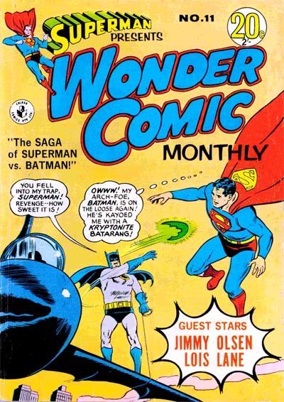 Cover for Superman Presents Wonder Comic Monthly (K. G. Murray, 1965 ? series) #11
