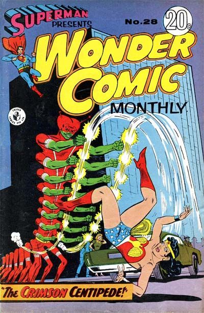 Cover for Superman Presents Wonder Comic Monthly (K. G. Murray, 1965 ? series) #28