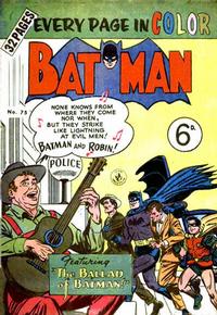 Cover Thumbnail for Batman (K. G. Murray, 1950 series) #75