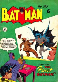 Cover Thumbnail for Batman (K. G. Murray, 1950 series) #105