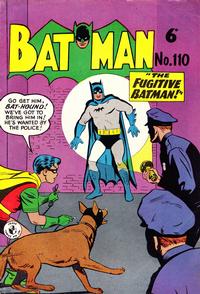 Cover for Batman (K. G. Murray, 1950 series) #110