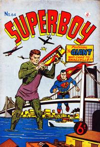 Cover Thumbnail for Superboy (K. G. Murray, 1949 series) #64