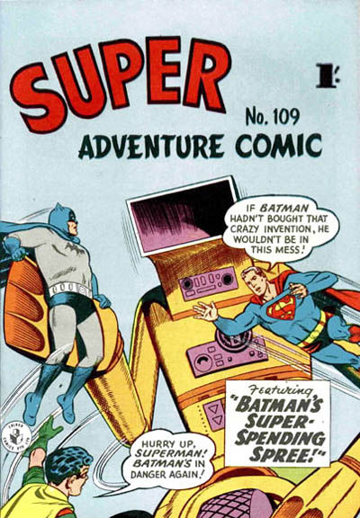 Cover for Super Adventure Comic (K. G. Murray, 1950 series) #109
