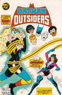 Cover Thumbnail for Batman y los Outsiders (Zinco, 1986 series) #15