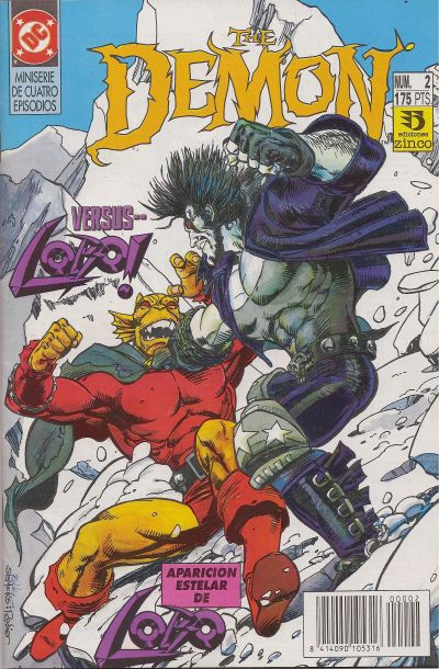 Cover for Lobo vs. Demon (Zinco, 1992 series) #2