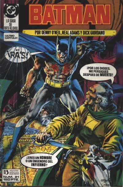 Cover for Batman (Zinco, 1987 series) #21
