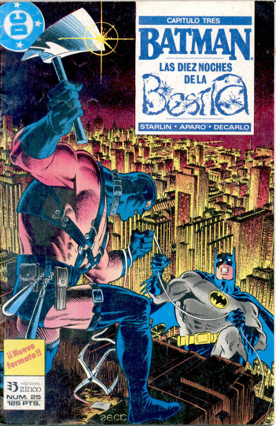 Cover for Batman (Zinco, 1987 series) #25