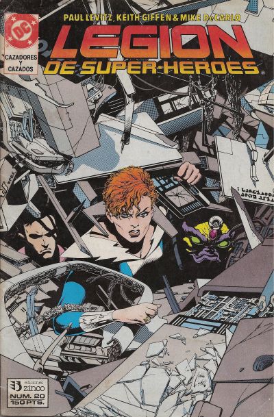Cover for Legión de Superhéroes (Zinco, 1987 series) #20