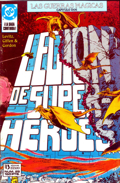 Cover for Legión de Superhéroes (Zinco, 1987 series) #29