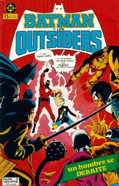 Cover for Batman y los Outsiders (Zinco, 1986 series) #3