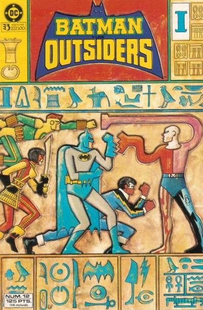 Cover for Batman y los Outsiders (Zinco, 1986 series) #12
