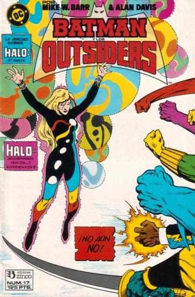 Cover for Batman y los Outsiders (Zinco, 1986 series) #17