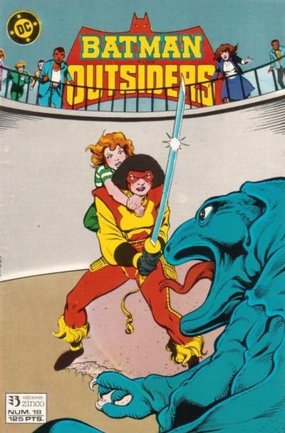 Cover for Batman y los Outsiders (Zinco, 1986 series) #18