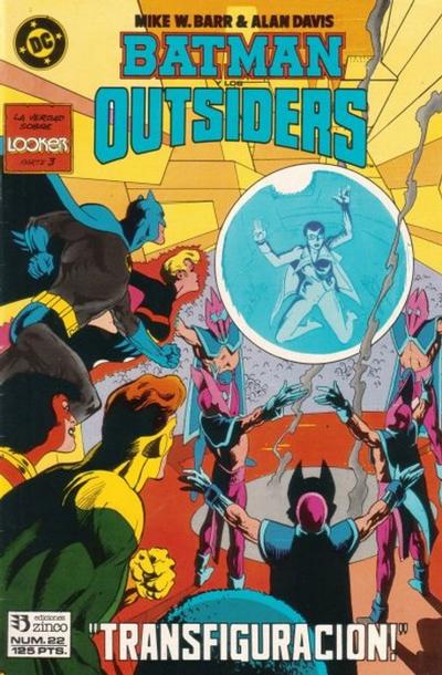 Cover for Batman y los Outsiders (Zinco, 1986 series) #22
