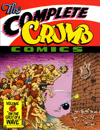 Cover for The Complete Crumb Comics (Fantagraphics, 1987 series) #6 - On the Crest of a Wave