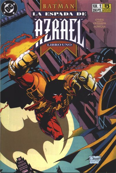 Cover for Batman: La espada de Azrael (Zinco, 1993 series) #1