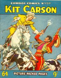 Cover for Cowboy Comics (Amalgamated Press, 1950 series) #137