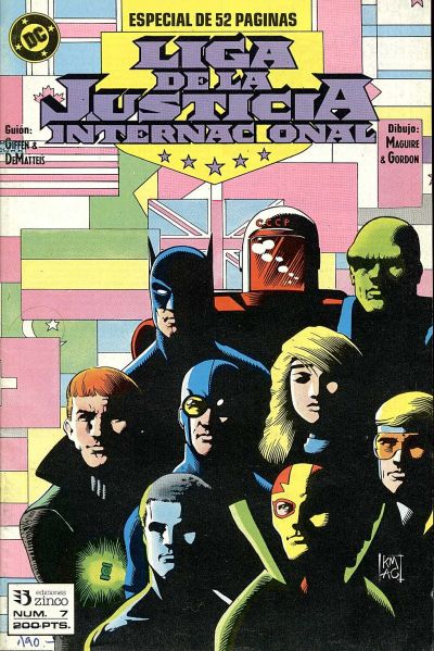 Cover for Liga de la Justicia Internacional (Zinco, 1988 series) #7
