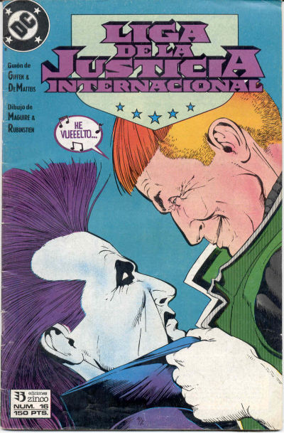 Cover for Liga de la Justicia Internacional (Zinco, 1988 series) #16