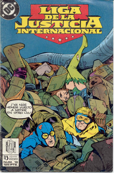 Cover for Liga de la Justicia Internacional (Zinco, 1988 series) #18