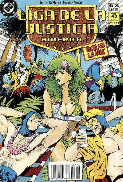Cover for Liga de la Justicia América (Zinco, 1989 series) #28
