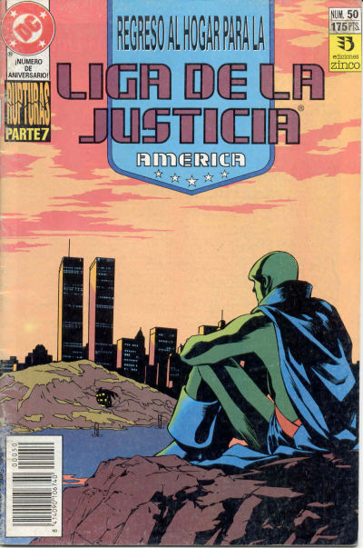 Cover for Liga de la Justicia América (Zinco, 1989 series) #50