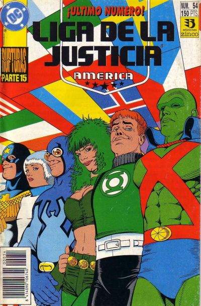 Cover for Liga de la Justicia América (Zinco, 1989 series) #54