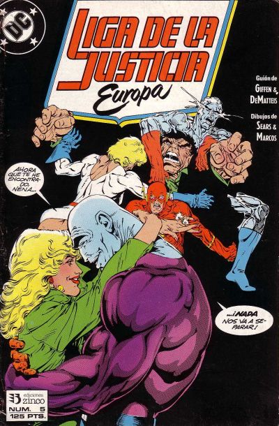 Cover for Liga de la Justicia de Europa (Zinco, 1989 series) #5