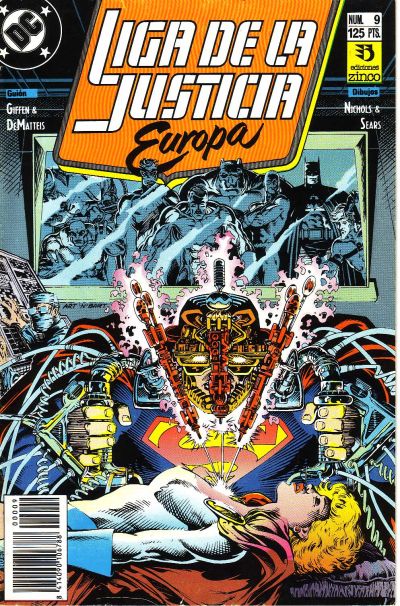 Cover for Liga de la Justicia de Europa (Zinco, 1989 series) #9