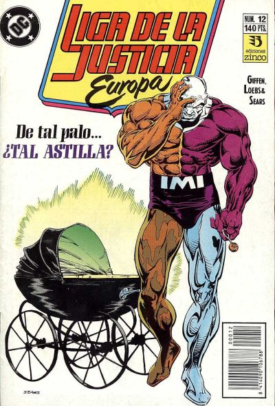 Cover for Liga de la Justicia de Europa (Zinco, 1989 series) #12