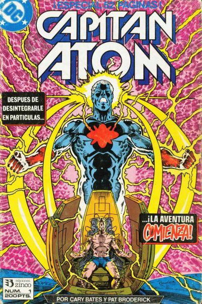 Cover for Capitán Atom (Zinco, 1990 series) #1