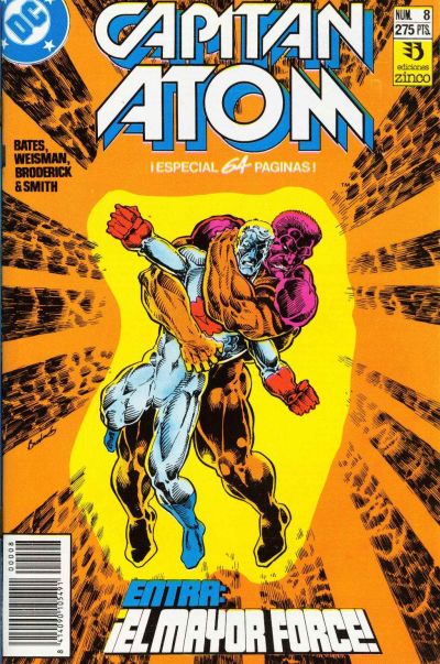 Cover for Capitán Atom (Zinco, 1990 series) #8