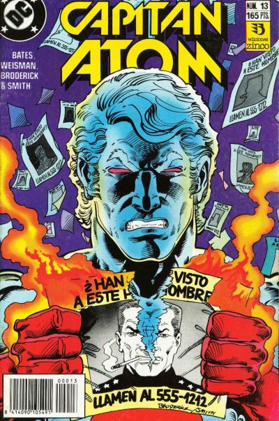 Cover for Capitán Atom (Zinco, 1990 series) #13